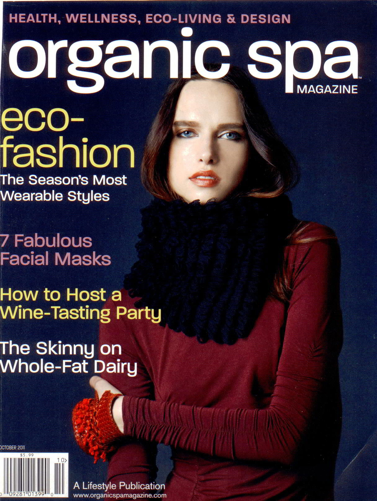 Organic Spa Magazine <br> October 2011