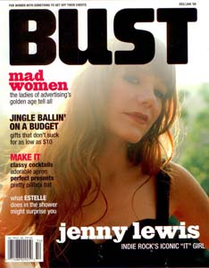 BUST Magazine <br> December 2008
